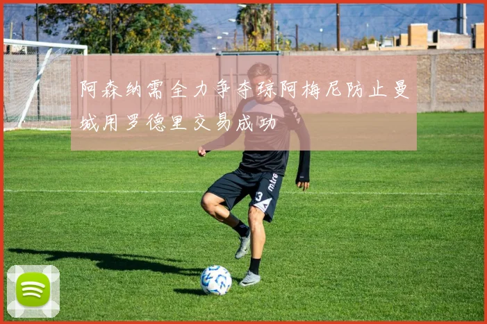阿森纳需全力争夺琼阿梅尼防止曼城用罗德里交易成功